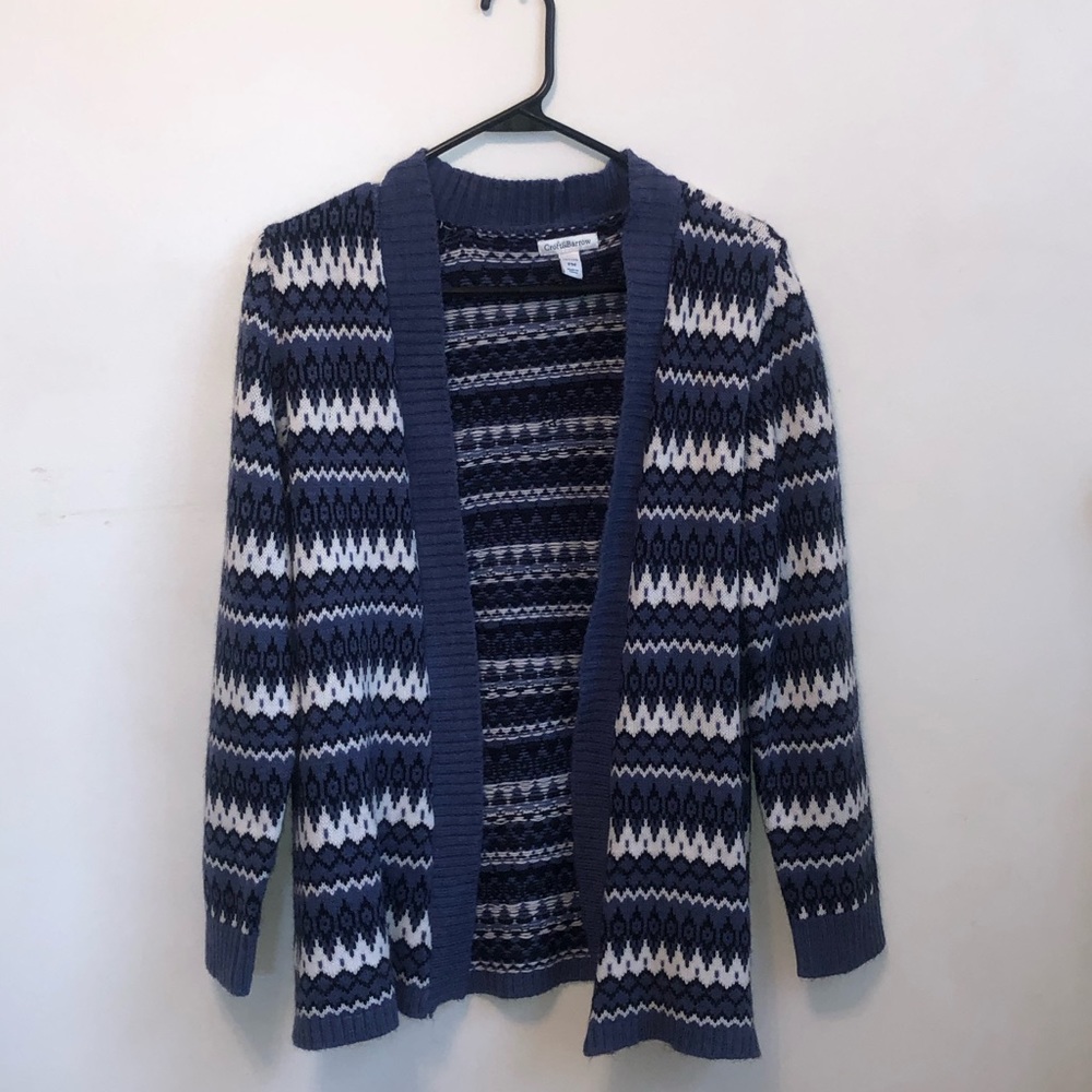 Blue Sweater Cardigan